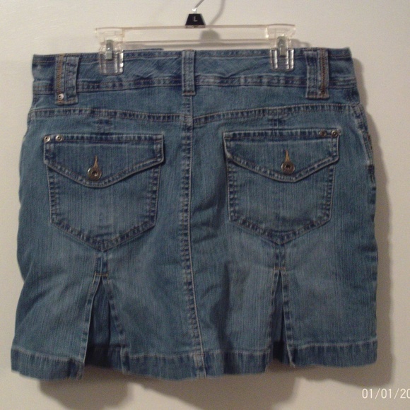 Gloria Vanderbilt skirt denim stretch, size 8 - Picture 2 of 5